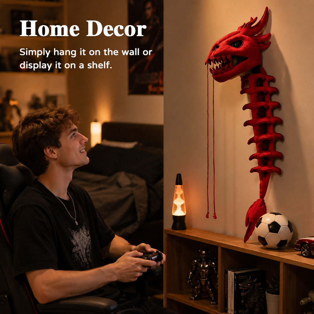 Cosplay Prop Pattern - Pluszowy hełm w kształcie szkieletu dinozaura