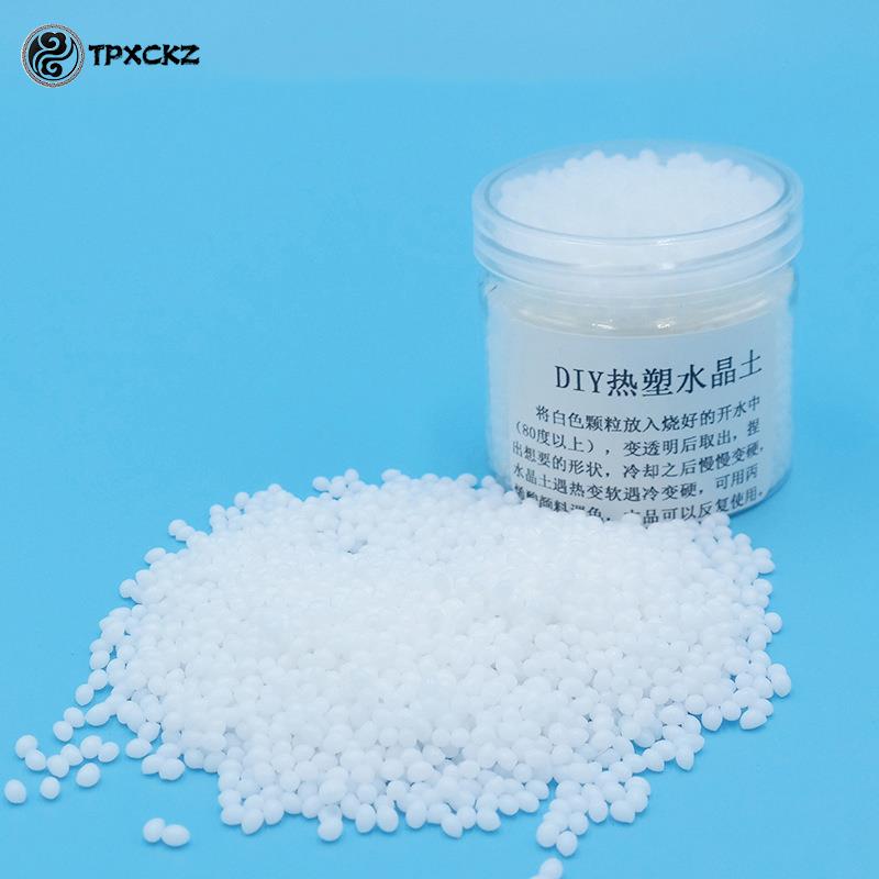 Thermoplastic Pellet - 50g/100g biały Polymorph termoplastyczny przyjazny plastik