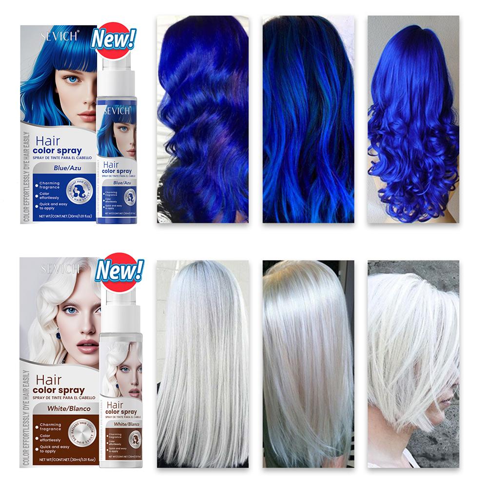 Hair Spray Color - 8 Kolorów Spray do Koloryzacji Włosów