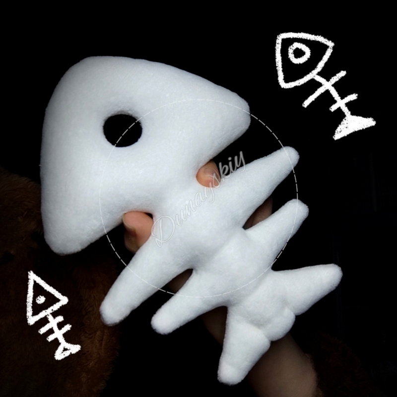Pluszowy brelok w kształcie ry – Fishbones Cosplay Prop recenzja i cena